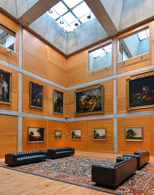 archatlas:  Yale Center for British Art Louis KahnLouis Kahn’s masterful Yale Center for British Art re-opens its doors after the completion of a ั million, eight-year renovation led by New Haven-based Knight Architecture.The five-story 1974 building