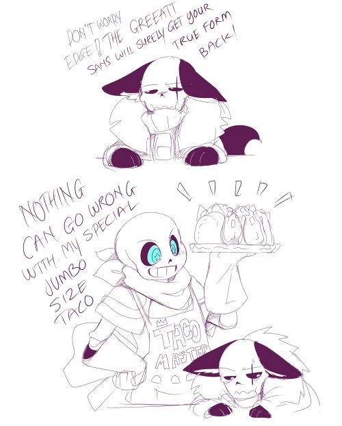 sanspar:really wanna doodles bout fellwolves paps turn to a smol pup also wanna thank @purrfecktlysinful for fixing my english here <3
