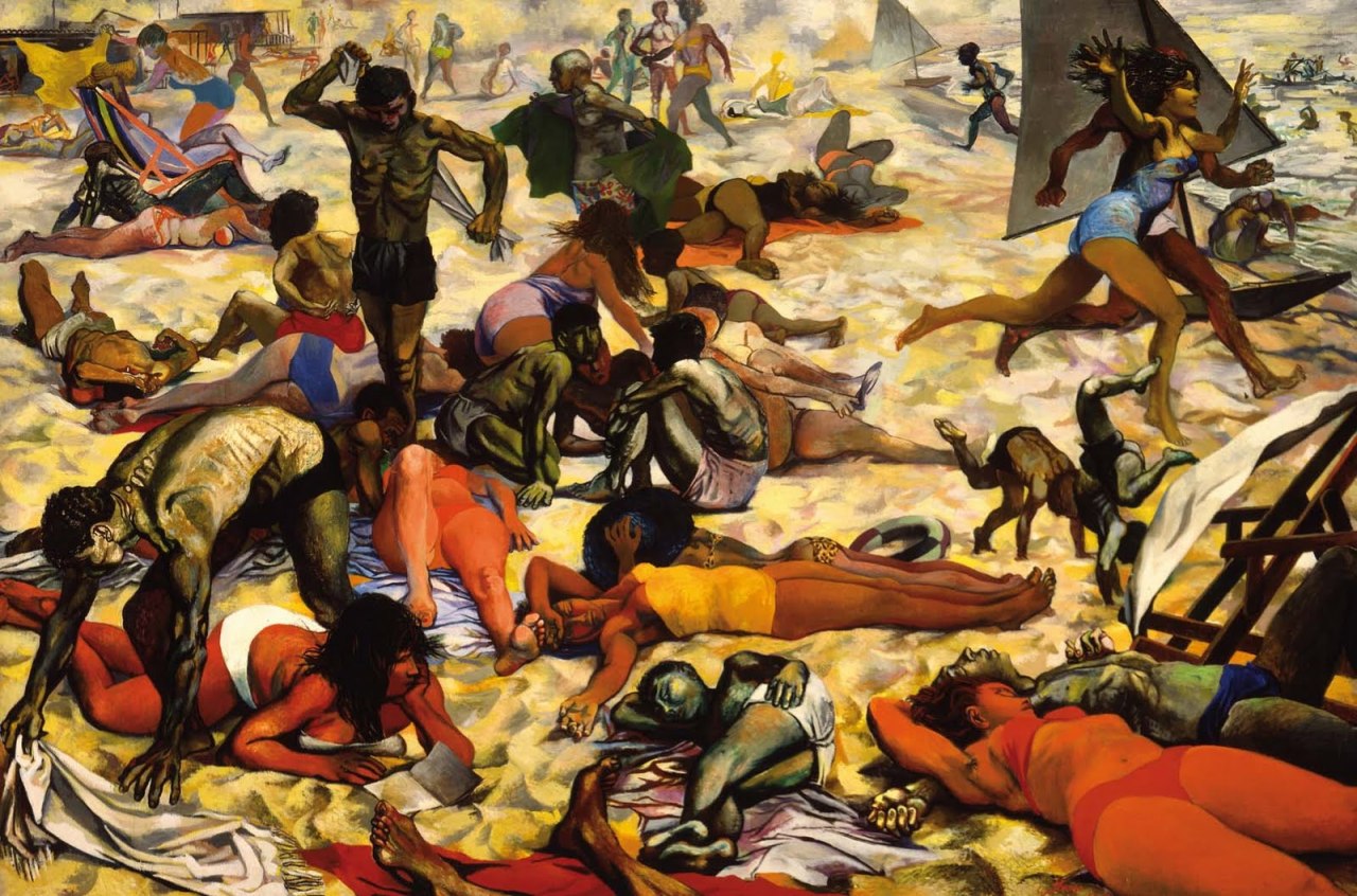 Renato Guttuso, La Spiaggia (the beach), 1955-56