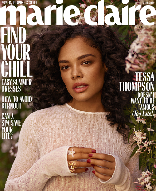 dailytessa:Tessa Thompson for Marie Claire (2019)