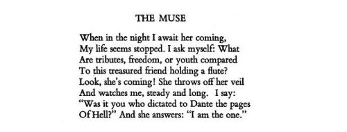 La Muse (tr. By Sophie Laffitte), Anna Akhmatova