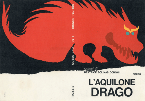 Mario Dagrada, book cover design, 1966 for Rizzoli, Italy. Source aiap.it 