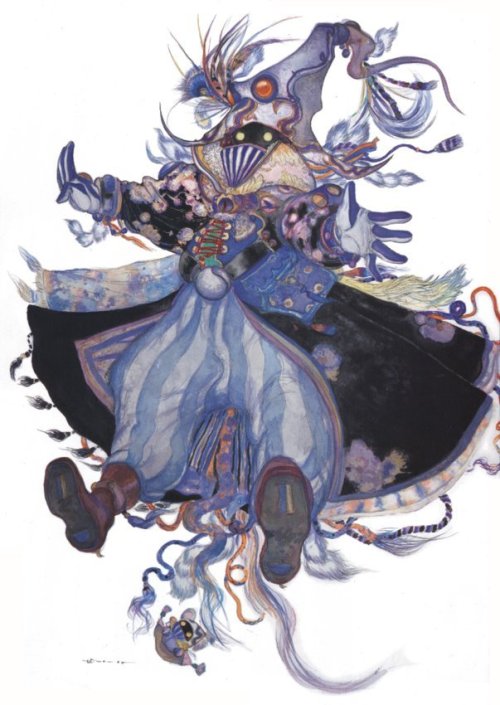 caterpie:Final Fantasy IX art by Yoshitaka Amano (2000)