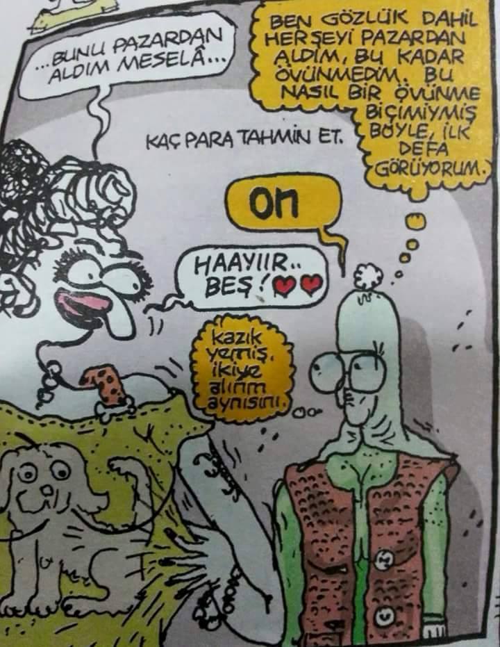 -Bunu pazardan aldım...