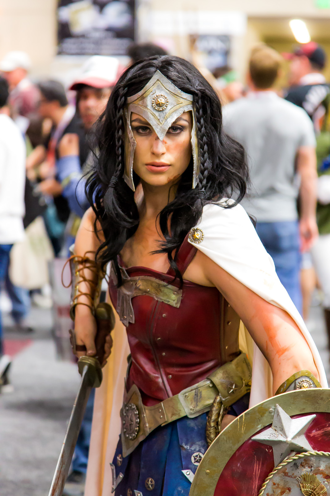kellysue:  meagan-marie:  SDCC Showcase: Warrior Wonder Woman! Had an absolute blast
