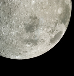 humanoidhistory: The magnificent desolation of the Moon on December 17, 1972, as seen from the Apollo 17 command module as it made the journey back to Earth. (NASA/ASU) 