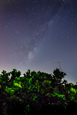 sexy-uredoinitright:  &ldquo;Suburban Space&rdquo; Scorpio is in our skies again and with it comes the most beautiful part of the Milky Way. Being in a suburban area, it is a lot more difficult to capture the its full scope of lights and gas clouds. I