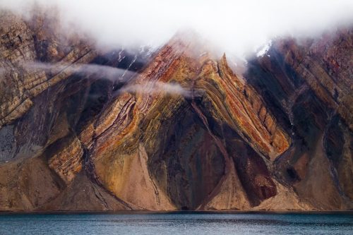 earthstory:Dramatic folding Sedimentary layers can lead to beautiful sights. In these pictures the