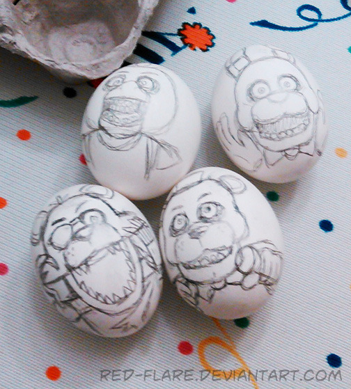 red-flare:Happy Easter, everyone! :DFor those who don’t know, I paint themed Easter