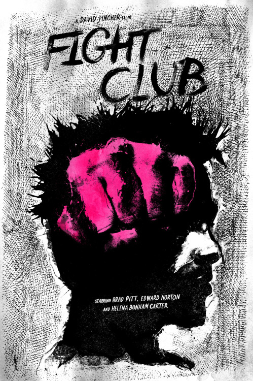 fuckyeahmovieposters - Fight Club by Daniel Norris