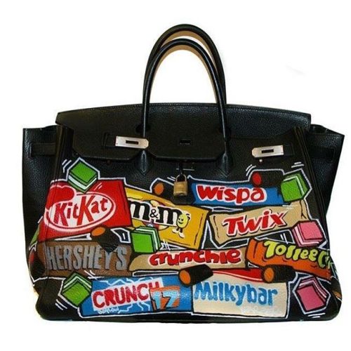 Sweets for the sweet What delicious Artwork we&rsquo;ve painted on this epic Hermes Birkin :For 