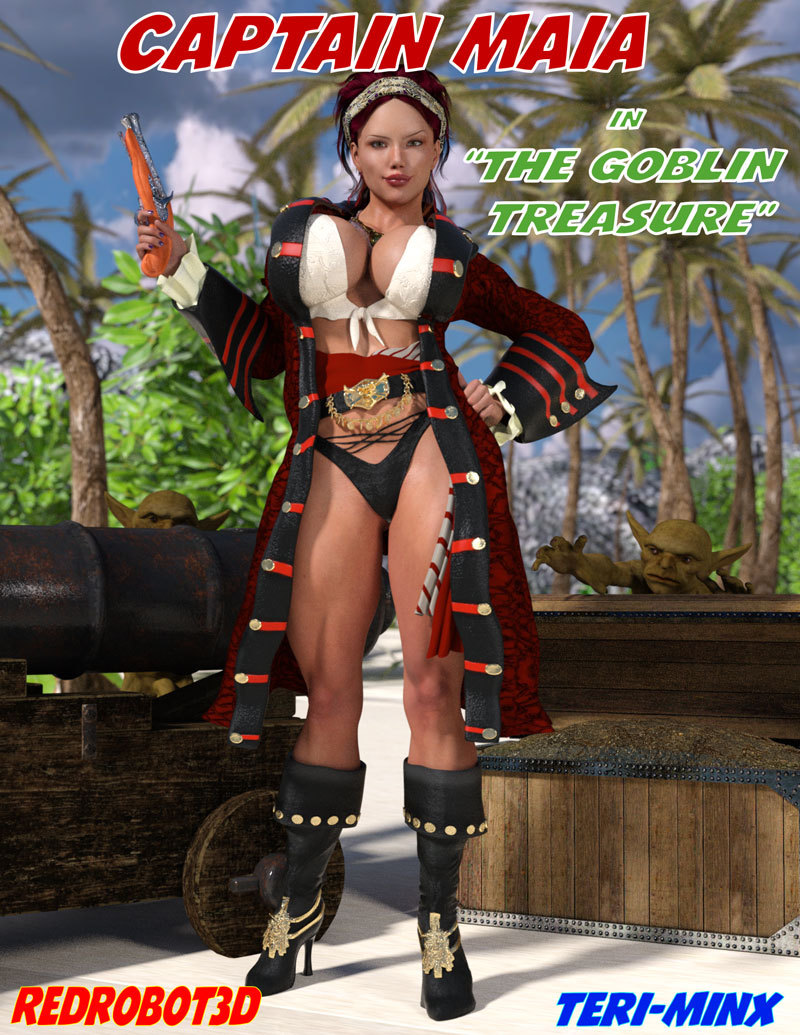 RedRobot3D is at it again with something for all you pirates! “Captain Maia and