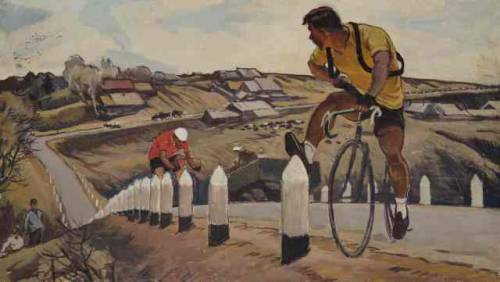 “Cyclists” P. Ossovsky (1959)“Велосипедисты” П.Оссовский (1959)