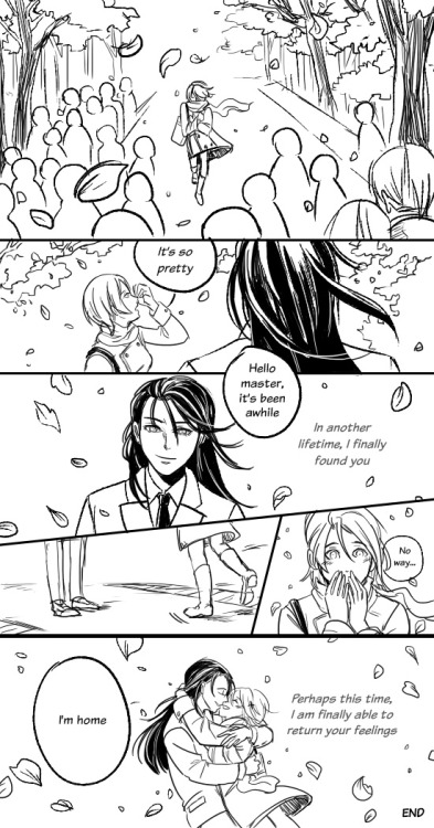 silentmight: SeasonsLoosely based after a really nice Jiroutachi x saniwa dream I had last week (whi