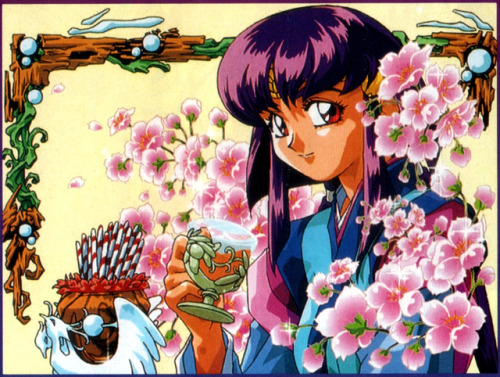 animarchive:  Tenchi Muyō!      (Newtype, adult photos