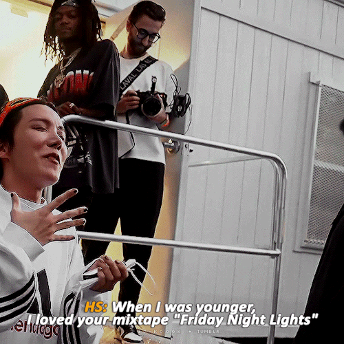 Hobi’s Reaction To Meeting J Cole 🥹 