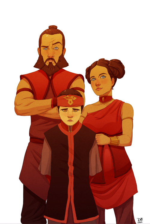 The Fire Family by  manarinWang, Sapphire, and Son