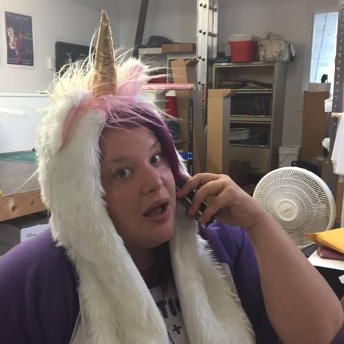 Our customer service dept is literally a unicorn. #unicorn #humicorn #kinkengineering