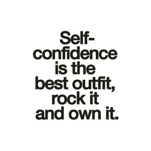 Always have self-confidence! #qotd #style #ootd #selfconfidence #inspire #tagsshop