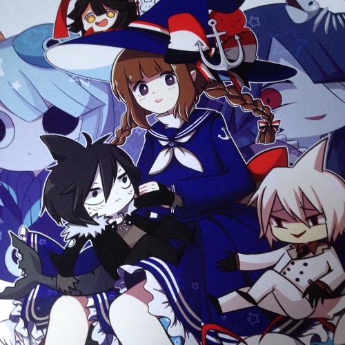  WADANOHARA AND THE GREAT BLUE SEAprint for SMASH! con 2014 [now available on storenvy]