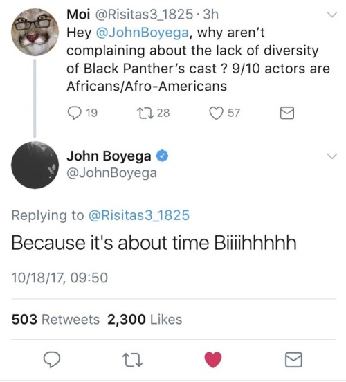 asongoftarthandlannister: today on ‘reasons i love john boyega’