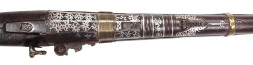 Rare 19th century matchlock musket originating from Oman.