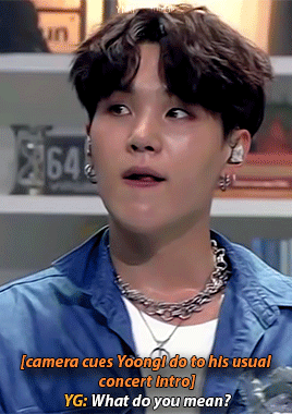 Cause It Aint A Bangtan Concert If Yoongi Doesnt Dothat