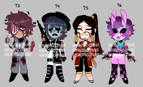 new adopt set available on patreon!leftover adopts here (anyone can buy!) 