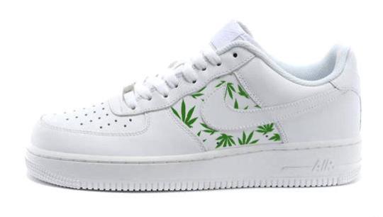 weed custom air force 1