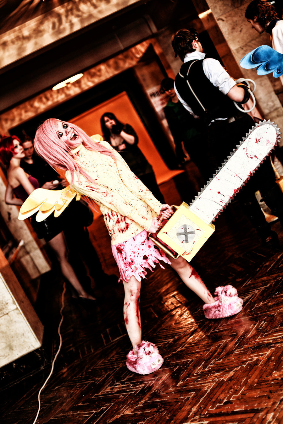 tenaflyviper:   mylittleponyoficialg4:   Shed.MOV Fluttershy cosplay by *Tenori-Tiger