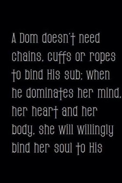 Domgentlemanj:  Just A Beautiful Description Of What A Real D/S Relationship Is All