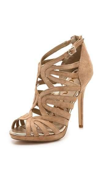 High Heels Blog Eve Caged Sandals via Tumblr