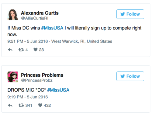 micdotcom:  Twitter went wild for her answers — and the judges agreed.   I don’t agree, women don’t belong in the military, all they do is get pregnant like whores before every deployment so they don’t have to go, and when they do the slow everyone