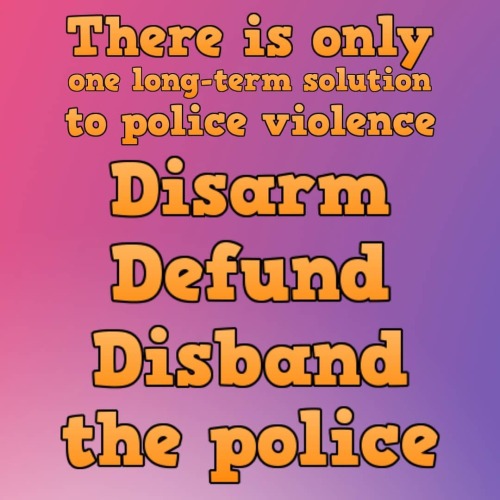 fuckyeahanarchistposters: “There is only one long-term solution to police violence: Disarm, De