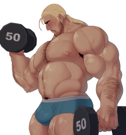 ruisselait:  danddandd:  Guys @ruisselait did another piece of my big big big fella Tide and I’m over the moooooon. If he’s at a gym I’m just imagining the host of other people just O_________O; “Are… are people allowed to just work out in their