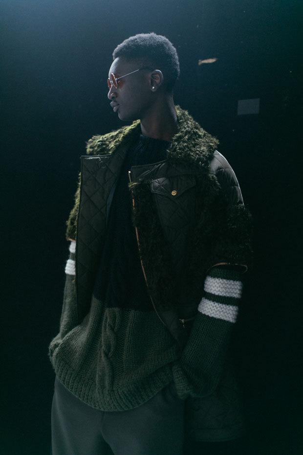7its:  bearattack: obsessed with this coat+sweater combo backstage at astrid andersen