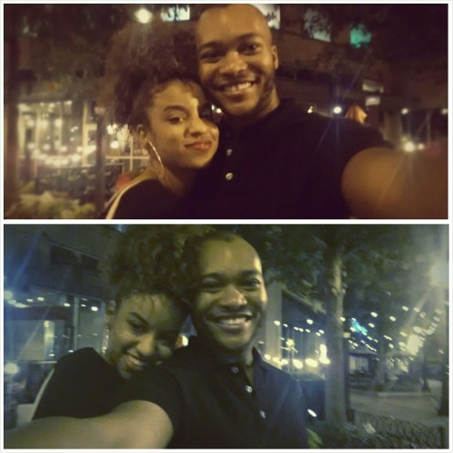 12yearsaking:  het-heru:  12yearsaking:  Me and staywokeup2hippiehair out here reppin for Black love! #Blackout  Side note: We petty af because we get dressed up to make white people feel mediocre 😂😎💪 #blackexcellence   they are too cute!  Thanks!