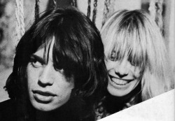 electricstateco:  Mick Jagger with Anita