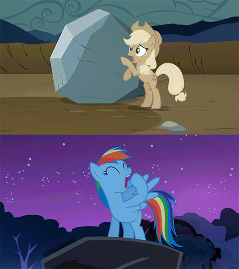 ask-discord-and-pinkie-pie:  cometsfalling: are very similar xD  Kicking ass must