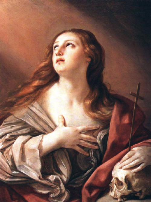 guido-reni:The Penitent Magdalene, 1635, Guido ReniMedium: oil,canvas