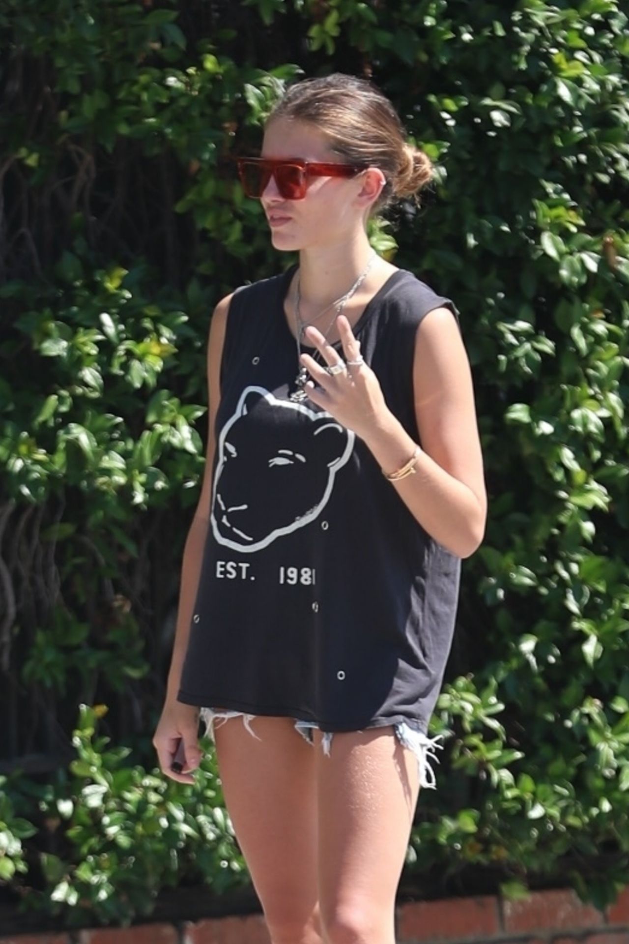 Celebrity Style — Thylane Blondeau Street Style - West Hollywood...
