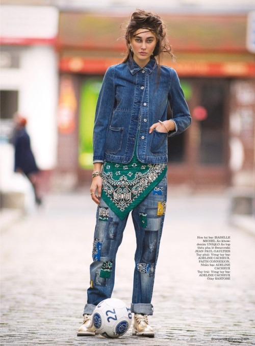 &ldquo;Miss Elle&rdquo; Elle Vietnam April 2015. Eden Bristowe by Benjamin Kanarek, styling 