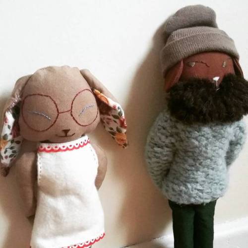 I make dolls sometimes. And this is Camille and Victor’s stories. So Camille meets Victor and they h