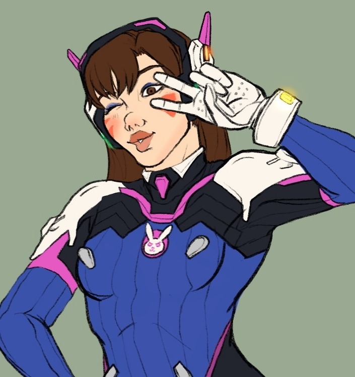 elysdraws: Parts of an Overwatch commission I did for a youtube banner for a friend