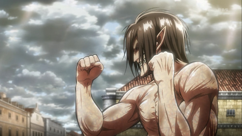 jean-huh-kirschnickerdoodle:  captain-fucking-levi:  what if grisha had accidentally used the wrong needle and injected loads of steroids into eren   what do you mean if? huge muscles, itty bitty nonexistent dick…. i think you’re onto something.