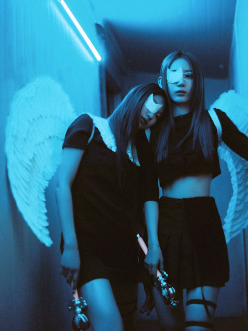 moodkiller:SAKURA &amp; KAZUHAPhotographed by Nikolai Ahn for Dazed Korea