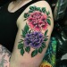never-dissever:I added beautiful color to my peonies on Tuesday and I couldn&rsquo;t