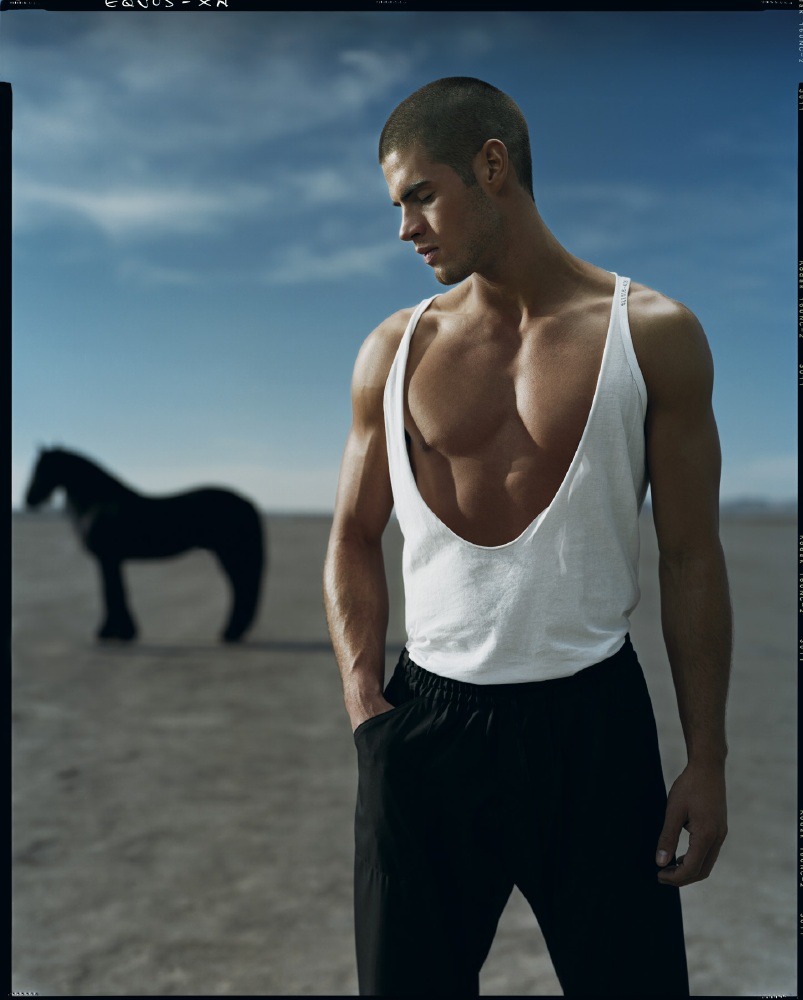 adoremynikon:  Chad White for Out magazine’s editorial Equus photographed by Francois