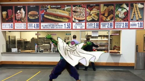 mosticonicposts: im-going-hell1223455fuckyou: piccolo goes to costco certified iconic post