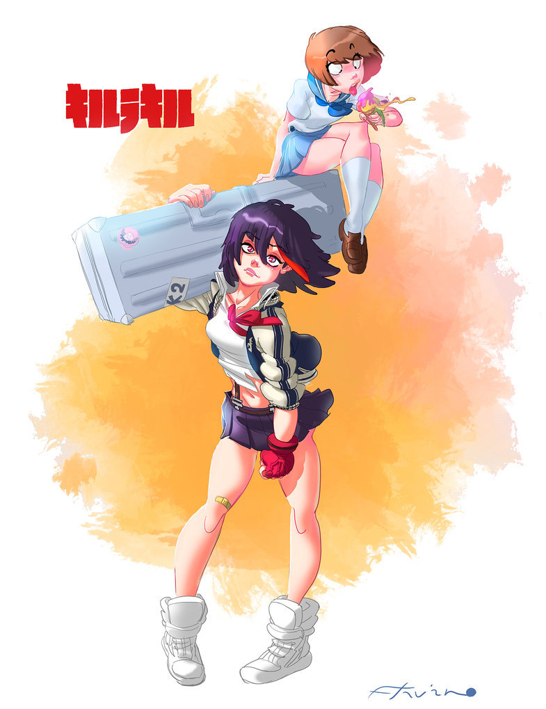 grimphantom:  comicbookwomen:  by flavianos  Mako’s face is adorable!  mah babe